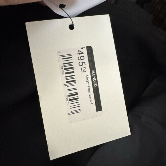 NWT ALC Black womens cargo pants size 4 A.L.C. Wide leg $495 - Picture 8 of 9